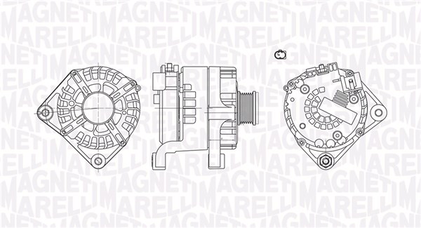 MAGNETI MARELLI Generator 063737683210 for BMW
