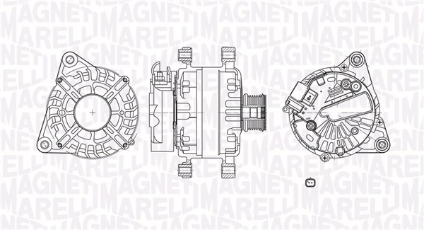 MAGNETI MARELLI Generator 063737623710 for CITROËN/PEUGEOT