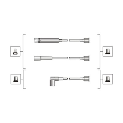 MAGNETI MARELLI Tændkabelsæt 941319170047