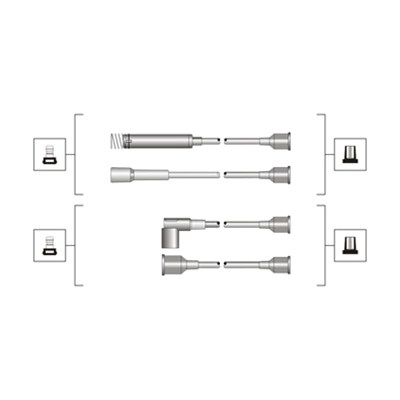 MAGNETI MARELLI Tændkabelsæt 941319170064