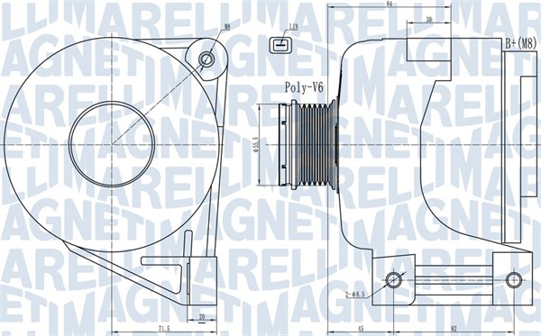 MAGNETI MARELLI Generator 063731988010 for VOLVO