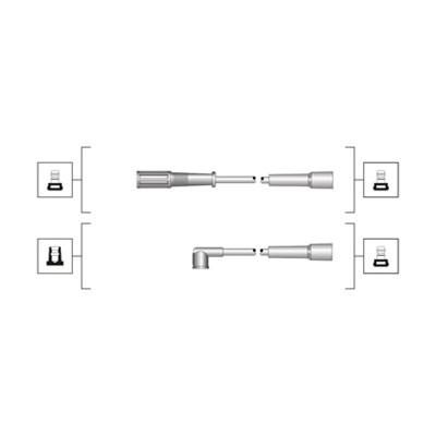 MAGNETI MARELLI Tændkabelsæt 941319170066
