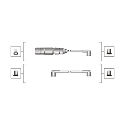 MAGNETI MARELLI Tændkabelsæt 941319170071