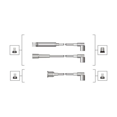MAGNETI MARELLI Tændkabelsæt 941319170009