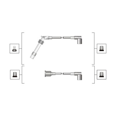 MAGNETI MARELLI Tændkabelsæt 941319170027