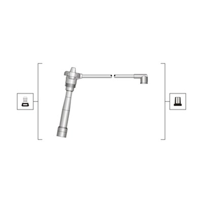 MAGNETI MARELLI Tændkabelsæt 941319170039