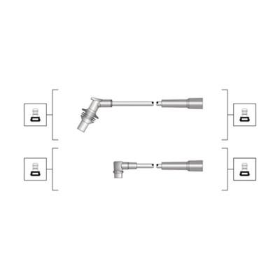 MAGNETI MARELLI Tændkabelsæt 941319170030