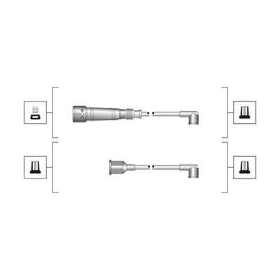 MAGNETI MARELLI Tændkabelsæt 941319170017
