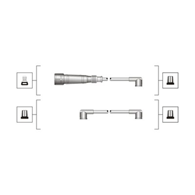MAGNETI MARELLI Tændkabelsæt 941319170065