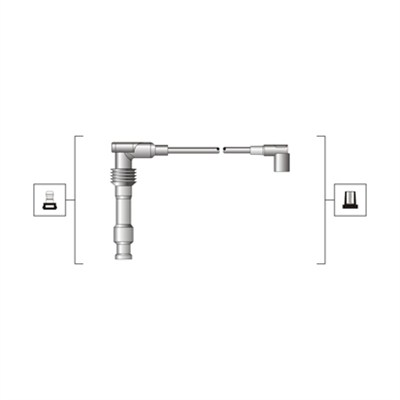 MAGNETI MARELLI Tændkabelsæt 941319170015