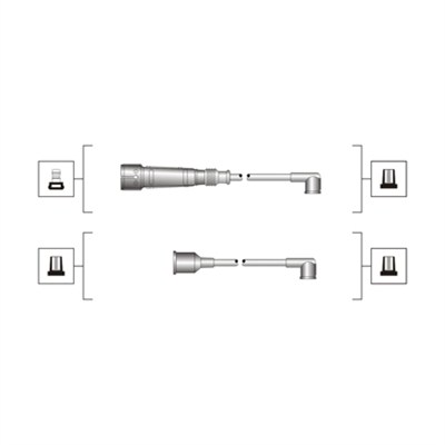 MAGNETI MARELLI Tændkabelsæt 941319170023