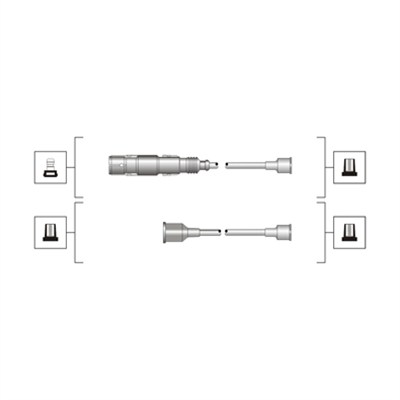 MAGNETI MARELLI Tændkabelsæt 941319170036