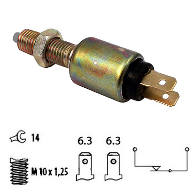 MEAT & DORIA Stoplyskontakt 35005 for MITSUBISHI NISSAN