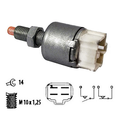 MEAT & DORIA Stoplyskontakt 35007 for GENERAL MOTORS HONDA ISUZU MITSUBISHI OPEL KIA