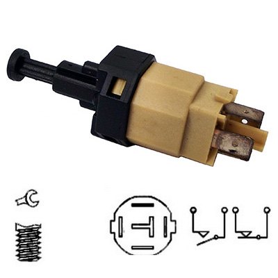 MEAT & DORIA Stoplyskontakt 35010 for GENERAL MOTORS OPEL SAAB LANCIA DAEWOO PORSCHE