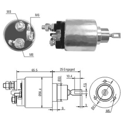MEAT & DORIA Magnetafbryder, starter 46037 for LANCIA
