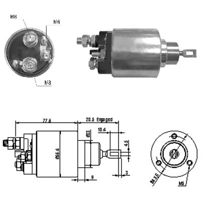 MEAT & DORIA Magnetafbryder, starter 46130 for IVECO GENERAL MOTORS DAF RENAULT