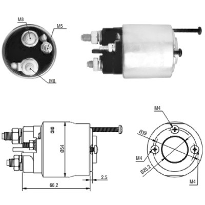 MEAT & DORIA Magnetafbryder, starter 46147 for OPEL VAUXHALL RENAULT