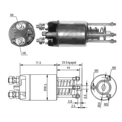 MEAT & DORIA Magnetafbryder, starter 46188 for LANCIA