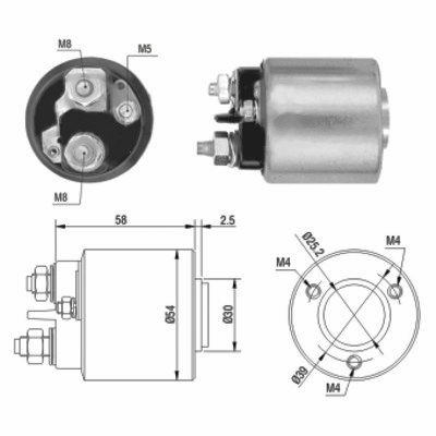 MEAT & DORIA Magnetafbryder, starter 46015 for CITROËN/PEUGEOT PEUGEOT CITROËN