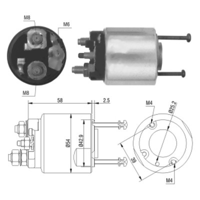 MEAT & DORIA Magnetafbryder, starter 46016 for MERCEDES-BENZ