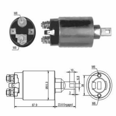 MEAT & DORIA Magnetafbryder, starter 46026 for MAZDA FORD MITSUBISHI