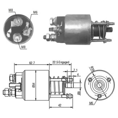 MEAT & DORIA Magnetafbryder, starter 46049 for LANCIA