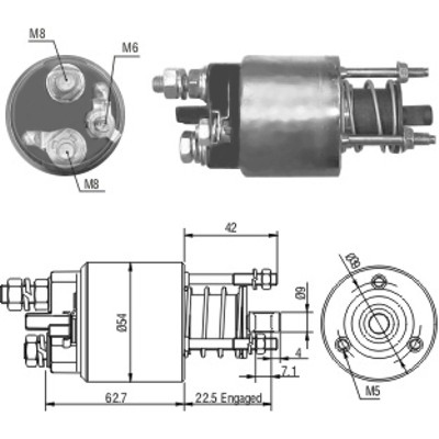MEAT & DORIA Magnetafbryder, starter 46051 for LANCIA