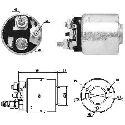 MEAT & DORIA Magnetafbryder, starter 46063 for HONDA