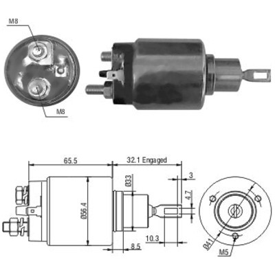 MEAT & DORIA Magnetafbryder, starter 46067 for ROVER