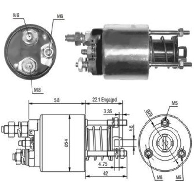 MEAT & DORIA Magnetafbryder, starter 46077 for LANCIA