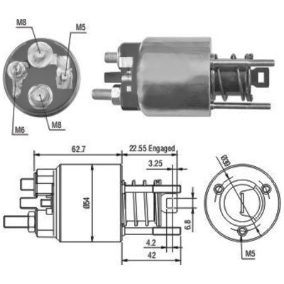 MEAT & DORIA Magnetafbryder, starter 46080 for BMW
