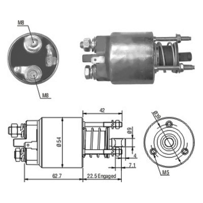 MEAT & DORIA Magnetafbryder, starter 46081 for MERCEDES-BENZ SMART