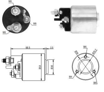 MEAT & DORIA Magnetafbryder, starter 46113 for MERCEDES-BENZ