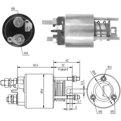 MEAT & DORIA Magnetafbryder, starter 46121 for LANCIA