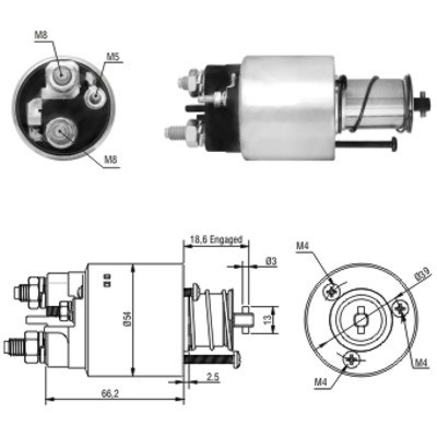 MEAT & DORIA Magnetafbryder, starter 46139 for CITROËN CITROËN/PEUGEOT PEUGEOT LANCIA