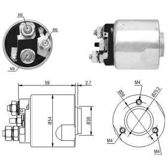 MEAT & DORIA Magnetafbryder, starter 46170 for MERCEDES-BENZ