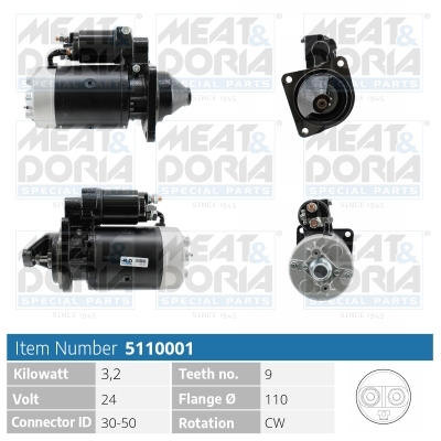 MEAT & DORIA 5110001 for LANCIA IVECO DAF
