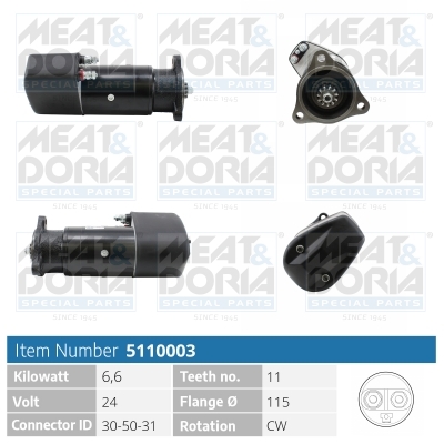 MEAT & DORIA 5110003 for IVECO LANCIA DAF
