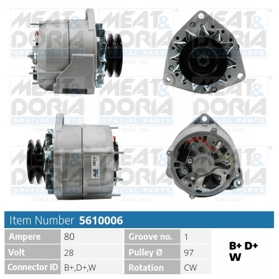 MEAT & DORIA 5610006 for DAF MAN MERCEDES-BENZ RENAULT TRUCKS