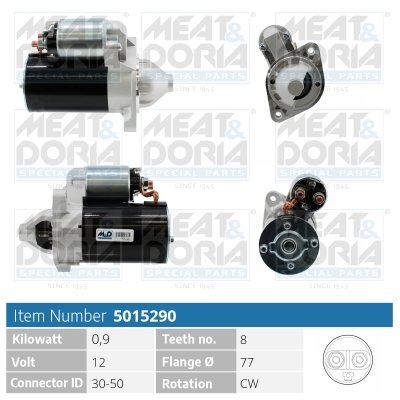 MEAT & DORIA Starter 5015290 for HYUNDAI KIA