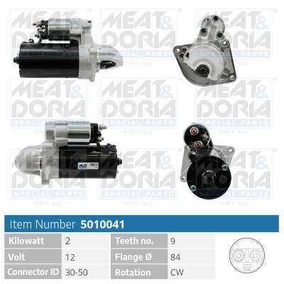 MEAT & DORIA Starter 5010041 for IVECO DAF RENAULT