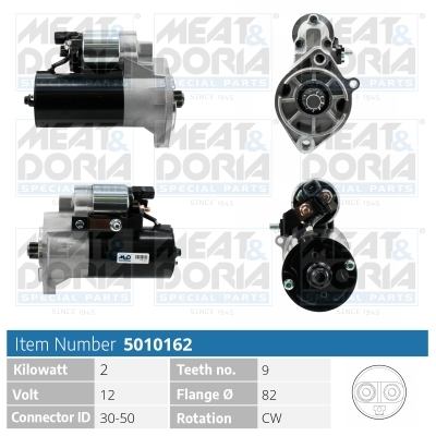 MEAT & DORIA Starter 5010162 for VAG DAF