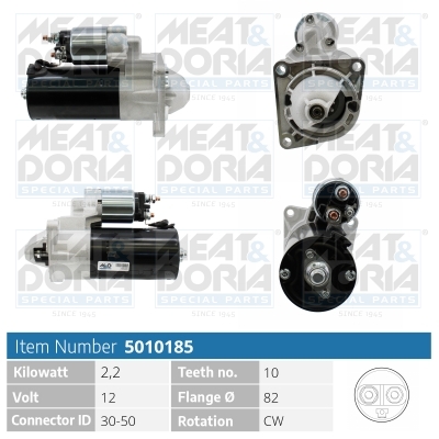 MEAT & DORIA Starter 5010185 for LANCIA