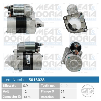 MEAT & DORIA Starter 5015028 for LANCIA