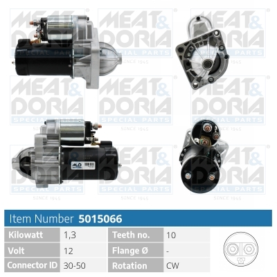 MEAT & DORIA Starter 5015066 for LANCIA