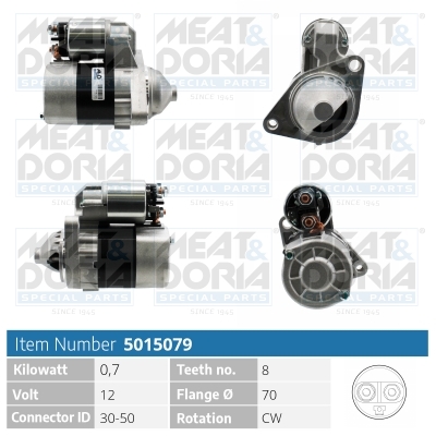MEAT & DORIA Starter 5015079 for NISSAN