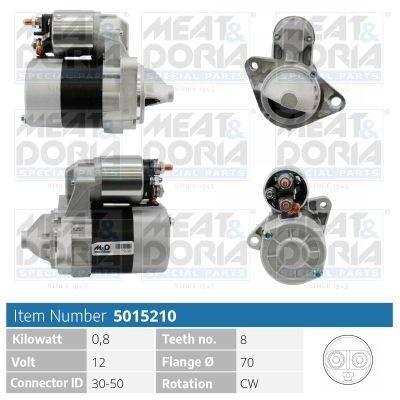 MEAT & DORIA Starter 5015210 for NISSAN
