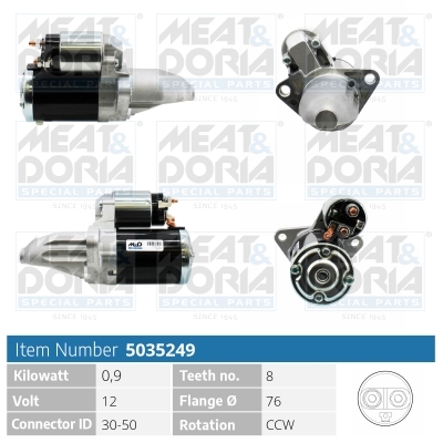 MEAT & DORIA Starter 5035249 for MITSUBISHI
