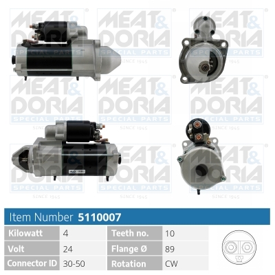 MEAT & DORIA 5110007 for DAF MAN RENAULT
